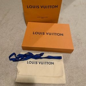 Louis Vuitton Box, Dustbag, Ribbon, and Shopping Bag